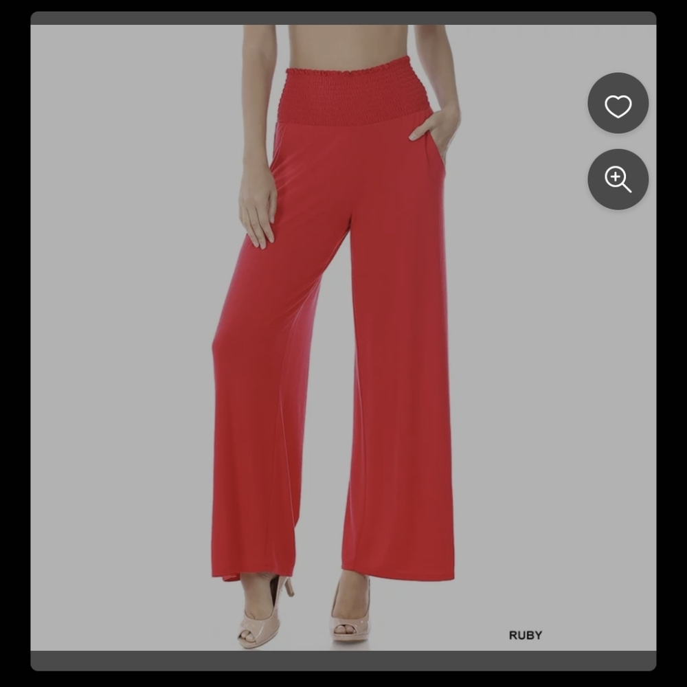 Zenana wide leg pants with pockets
